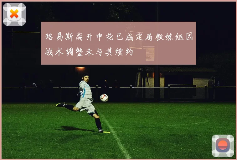 路易斯离开申花已成定局教练组因战术调整未与其续约
